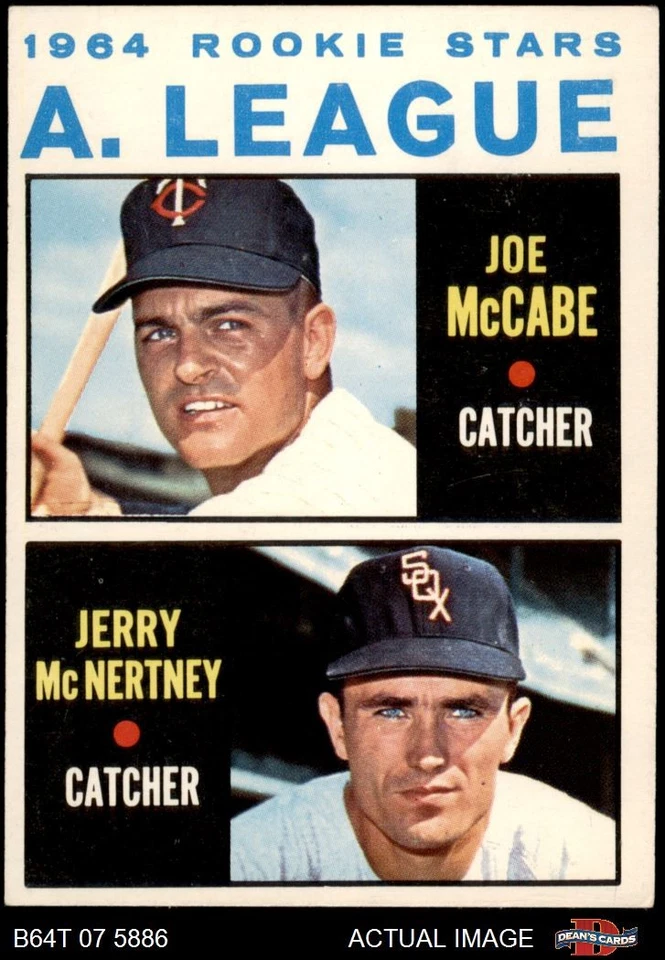 1964 Topps #564 Jerry McNertney American League Rookies Twins / White Sox 5 - EX - Image 1 of 1