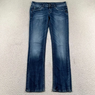 Pantalones de mezclilla G Star Raw Attacc para mujer 28x32 *30x30,5 rectos bajos descoloridos bigotes Foto 1 de 4