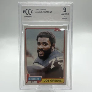 1981 Joe Green Beckett 9 BCCG Topps No. 495 Steelers - Picture 1 of 2