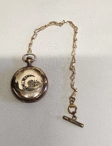 Antique Waltham Pocket Watch With Moon & Star 15 Jewel Pocket Watch - Picture 1 of 16