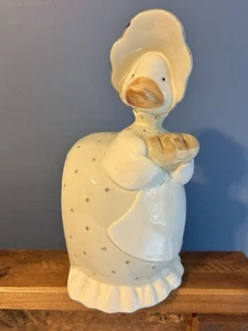 Vintage Fitz and Floyd Ceramic Goose Bookend 1984 Approx 8" High MCMLXXXIV - Picture 1 of 8