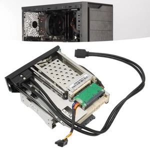 Hard Disk Enclosure Dual Ports LED Indicator Shockproof Reliable Easy To Use Hot - Bild 1 von 22
