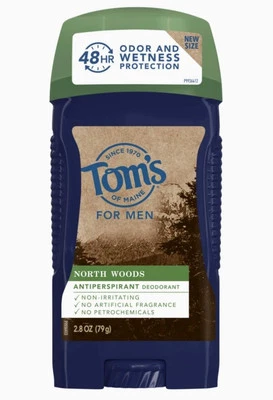 TOM'S OF MAINE NORHT WOODS DESODORANTE ANTITRANSPIRANTE PARA HOMBRES 2,8 OZ Foto 1 de 4