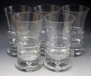 KROSNO POLEN GLAS 5ER SET SCHWERER BODEN HÄNGENDE LUFTPOLSTERBECHER HIGHBALL - Bild 1 von 7