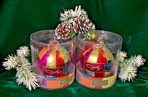 Dollywood Mantel in vielen Farben mundgeblasenes Glas Weihnachtsschmuck - Neu BB2 - Bild 1 von 8