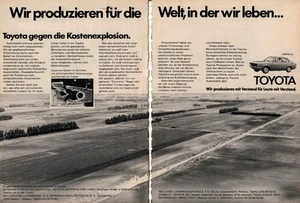 3w8683/ Alte Reklame von 1978 – TOYOTA Corolla - Picture 1 of 1