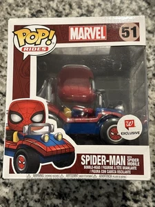 Funko POP! Cabeza Bobble de Vinilo Rides Marvel Spider-Man Spider-Mobile #51 Walgreens - Imagen 1 de 5