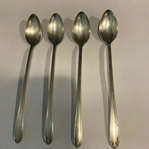 Ice Tea Spoons Prestige Plate Set Of Four - Picture 1 of 3