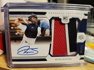2021 National Treasures RPA Signatures 06/99 Ryan Jeffers #187 Rookie Auto RC - Picture 1 of 3