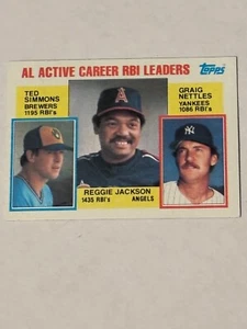 1984 Topps RBI Leaders Jackson Simmons Nettles NM .S27 - Bild 1 von 2