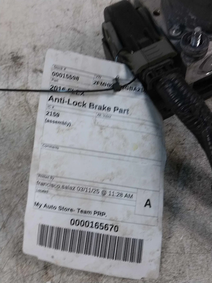 2016 Ford Flex ABS Pump & Motor Assembly OEM DA832C215BA 187K Miles Foto 1 de 4