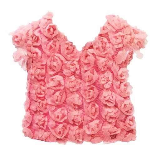 Top rosa pasarela rosas se adapta a muñecas niñas de 18" Foto 1 de 1