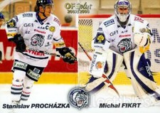 2007-08 Czech OFS Team cards #4 Stanislav Prochazka, Michal Fikrt
