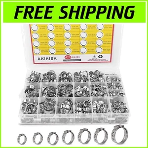 Efficient 420pcs Single Ear Hose Clamp Kit - Ideal for Securing Hoses and Pipes - Picture 1 of 9