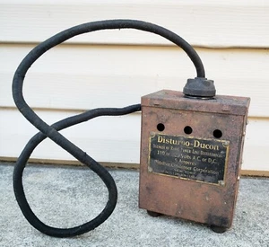 RARE Antique Disturbo Ducon Dubilier Condenser Corp NY Radio Power Line Silencer - Picture 1 of 11