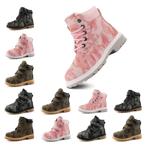 Neu Kinder Boots Stiefeletten Mädchen Jungen Warm Gefüttert 2064 Schuhe 25-36 - Bild 1 von 7