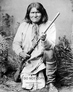 11X14 PHOTO - GERONIMO, CHIRICAHUA APACHE (AZ060) - Picture 1 of 1