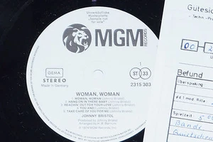 JOHNNY BRISTOL -Woman, Woman- LP 1974 MGM Archiv-Copy - Picture 1 of 1