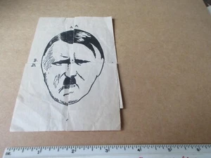 PUZZLE DE PAPEL PLEGABLE ORIGINAL DE LA SEGUNDA GUERRA MUNDIAL HOMEFRONT ANTI EJE HITLER PIG  - Imagen 1 de 3