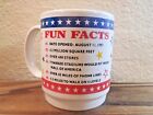 Mall Of America Fun Facts Ceramic Glass Coffee Cup Mug Minnesota Usa 10 Oz