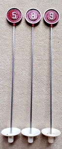 Putting green practice markers plain or numbered - almost sold out - Picture 1 of 4