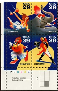 Scott 2750-2753 29¢ Circus MNH Free shipping in USA! - Picture 1 of 1