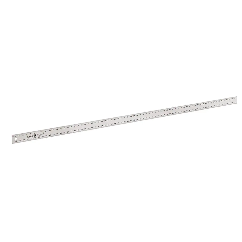 EMPIRE 72 In. Aluminum Straight Edge Ruler