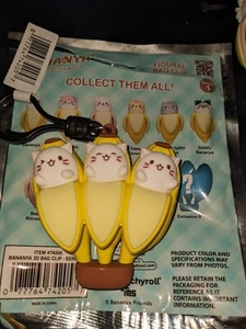 *Bananya Bunch* Monogram International 3D Figural Bag Clip Exclusive Chase - Picture 1 of 2