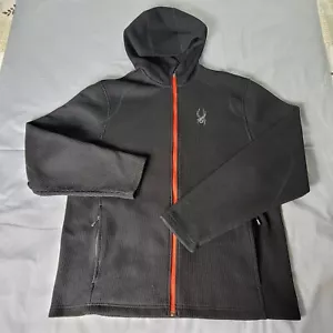 SPYDER Mens Hooded Thermal Fleece Jacket Size X Large - Picture 1 of 7
