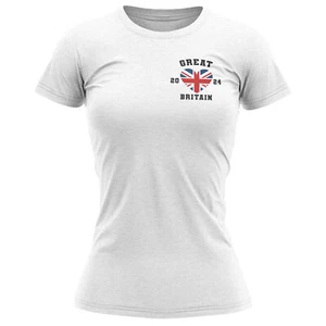 Great Britain 2024 T Shirt Women shirt Country Sports Event Her british flag ... - Picture 1 of 10