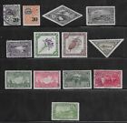 13 Colombia Stamps from Quality Old Antique Album