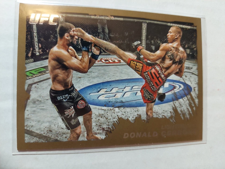 Donald Cerrone #128 2011 Topps UFC Moment of Truth Gold Parallel - Image 1 of 2