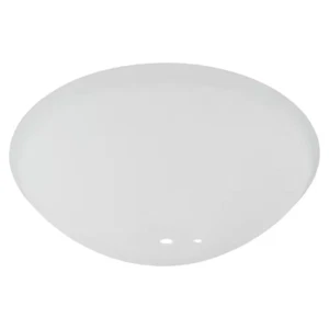 Hampton Bay Springview 52 in. Ceiling Fan Replacement Frosted White Glass Bowl - Picture 1 of 11