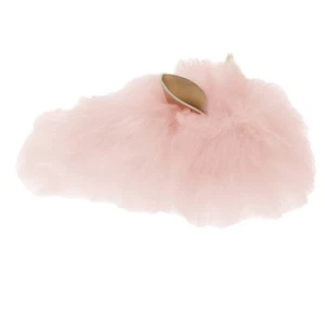 Girls Fuzzy Plush Pink Bunny Rabbit Slippers House Shoes Small 11-12 - Picture 1 of 1