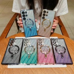 For Samsung Galaxy S24 Ultra S23 FE S22 S21 Magnetic MagSafe Gradient Case Cover - Picture 1 of 18
