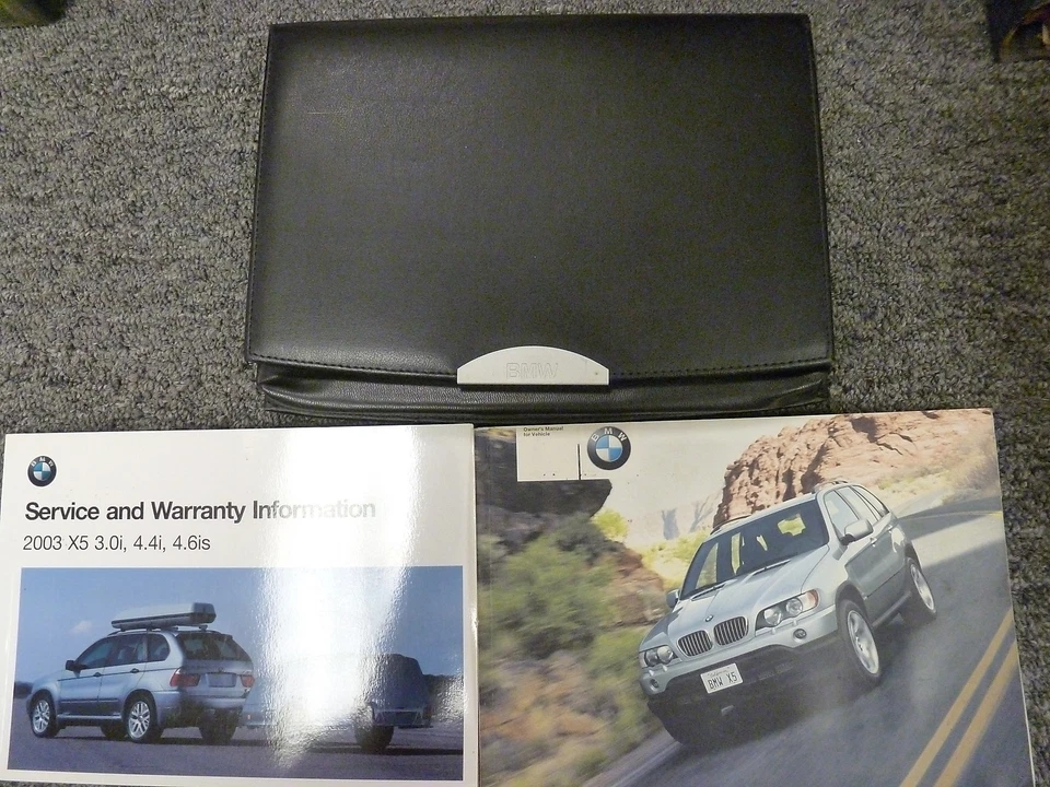 2003 BMW X5 роскошный внедорожник владелец руководство пользователя книга 3.0i 4.4i 4.6is xz - Изображение 1 из 1
