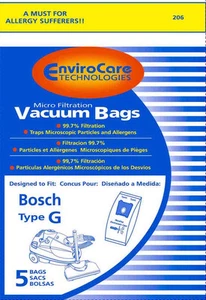 5 Bosch Type G vacuum cleaner bags - Generic - Picture 1 of 1