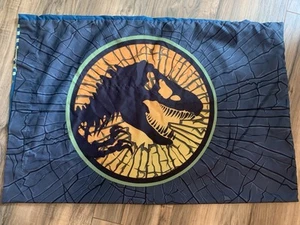Jurassic World Dinosaur Pillowcase Standard Size Blue Jurassic Park 20”x30” - Picture 1 of 2
