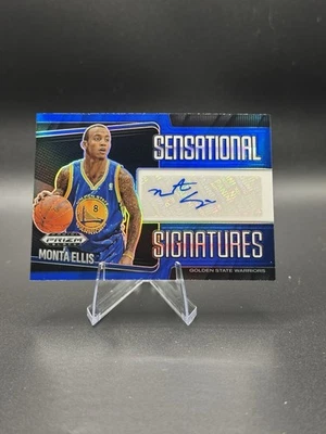 MONTA ELLIS - #/49 BLUE - SENSATIONAL SIGNATURES - 2024/25 PRIZM BLACK Foto 1 de 2