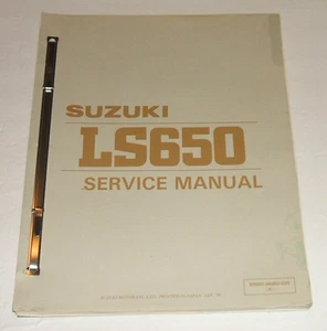 Manual de servicio Suzuki Ls650 Savage 1986 1987 1988 Ls 650 taller de reparación - Imagen 1 de 7