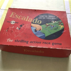 Vintage Chad Valley Escalado Horse Racing Boxed Game - Picture 1 of 10