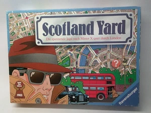 RAVENSBURGER - SCOTLAND YARD - JAGD NACH MISTER X - MIT BLICKSCHUTZ - SDJ 1983 - Bild 1 von 5