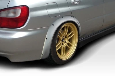 For 2004-2007 Impreza WRX 4DR Duraflex Race Rear Fender Flares - 4 Piece Foto 1 de 4