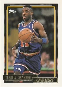 1992-93 Topps #69 Terrell Brandon Gold - Image 1 of 2