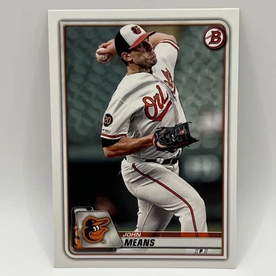 2020 Bowman John Means #34 BAL - Image 1 of 2