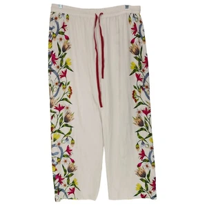 Anthropologie Victoria Garcia Lounge Hose Gr. XL Damen Floral Bliss Pyjama Boho - Bild 1 von 11