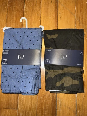 Боксерские шорты GAP 2 пары мужские XL камуфляж и боксеры Blue Dot👍 - Изображение 1 из 4