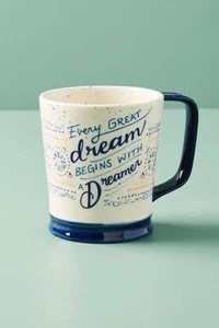 NEU Anthropologie Laura Schwamman Saphir festliche Cheer Tasse ausverkauft! Neu im Karton - Bild 1 von 3