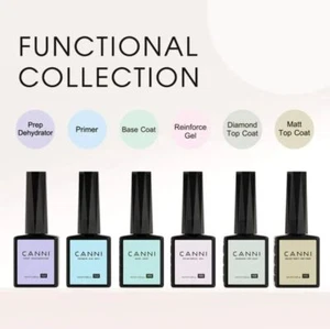 Canni Gel Nagellack Hema Free Nail Gel Soak Off Varnish Base Top Matt Primer - Bild 1 von 19