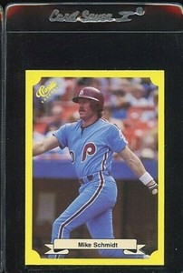 1987 Classic Travel Update Yellow Green Back #101 MIKE SCHMIDT HOF PHILLIES 